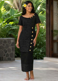Black with buttons